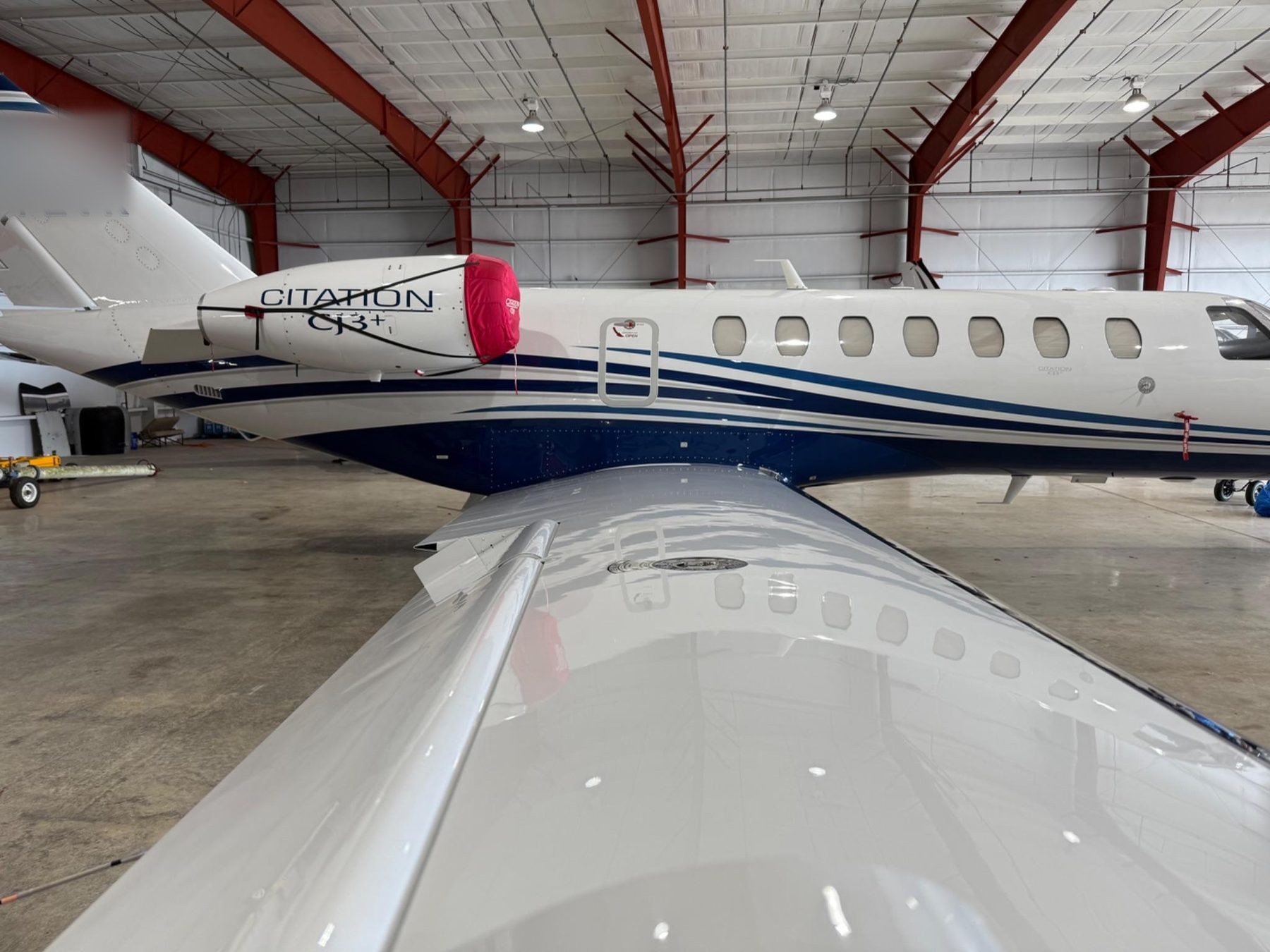 Citation CJ3+ tail and wing detail